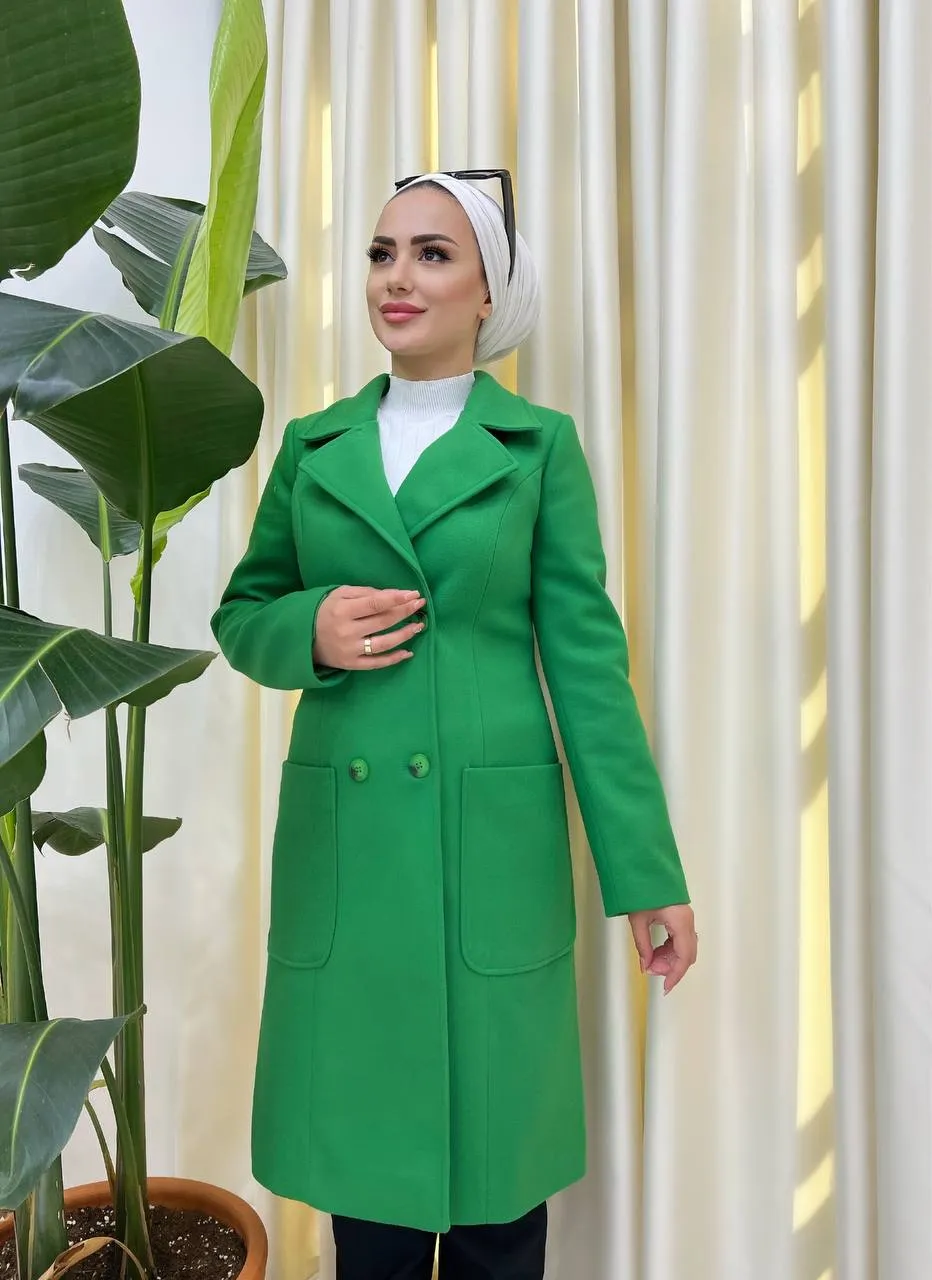 4 button midi Gogh coat