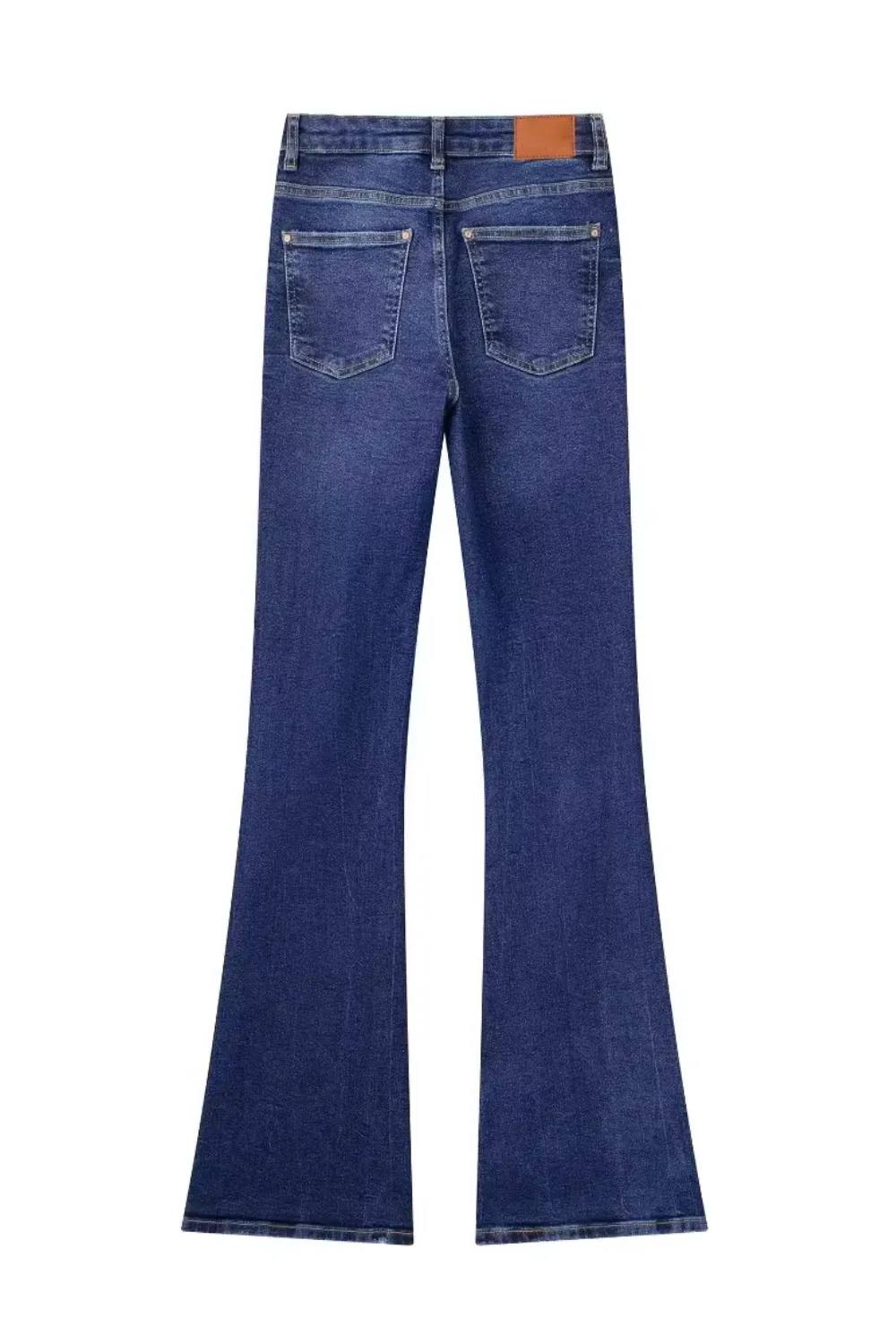 'Alina' High-Waist Flared Denim Pants (3 Colors)