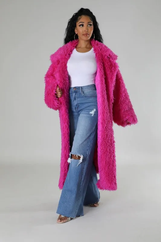 Amy Teddy Faux Fur Coat