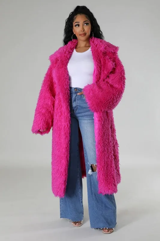 Amy Teddy Faux Fur Coat