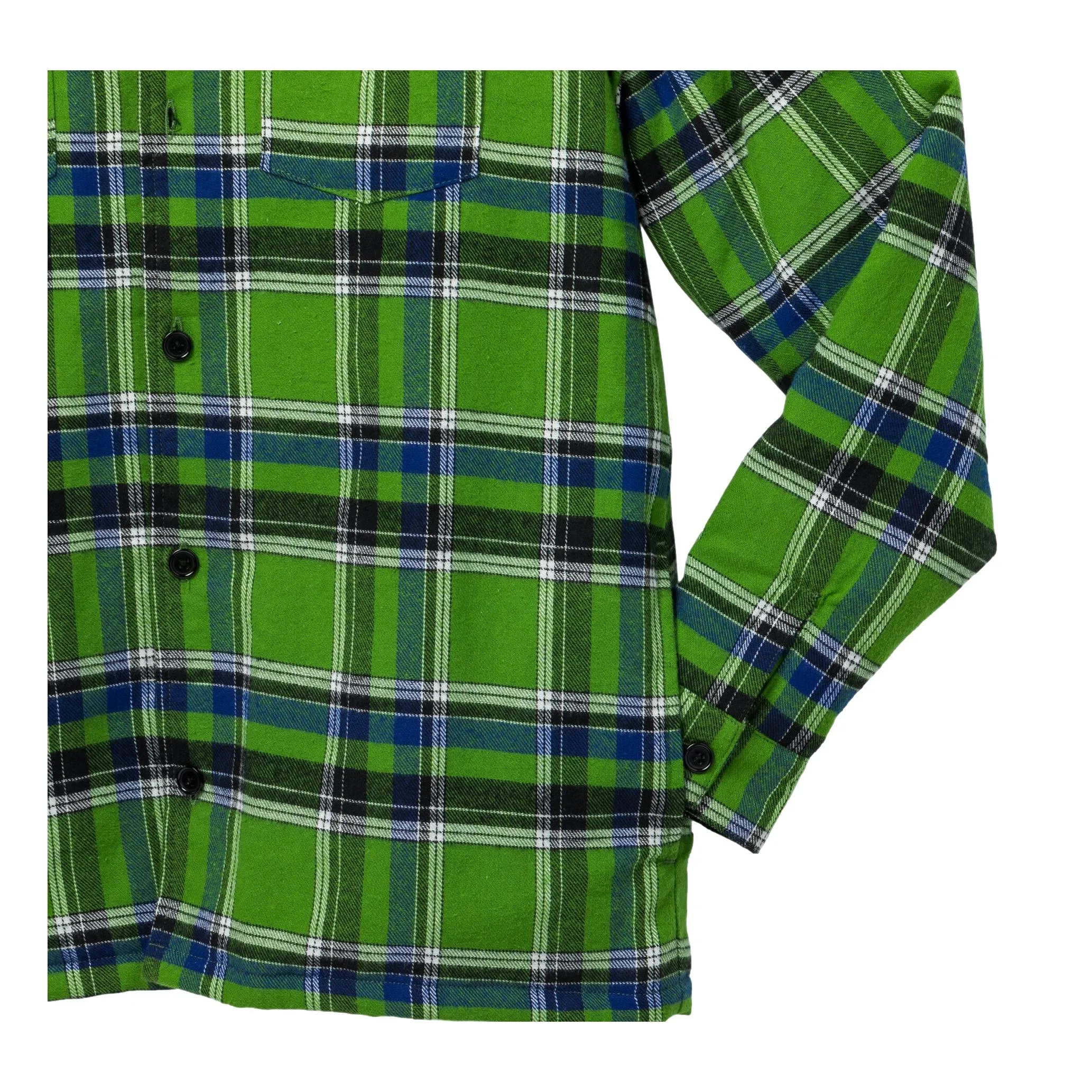 Anti Hero Flannel Jacket Basic Eagle Green/Blue/Multi