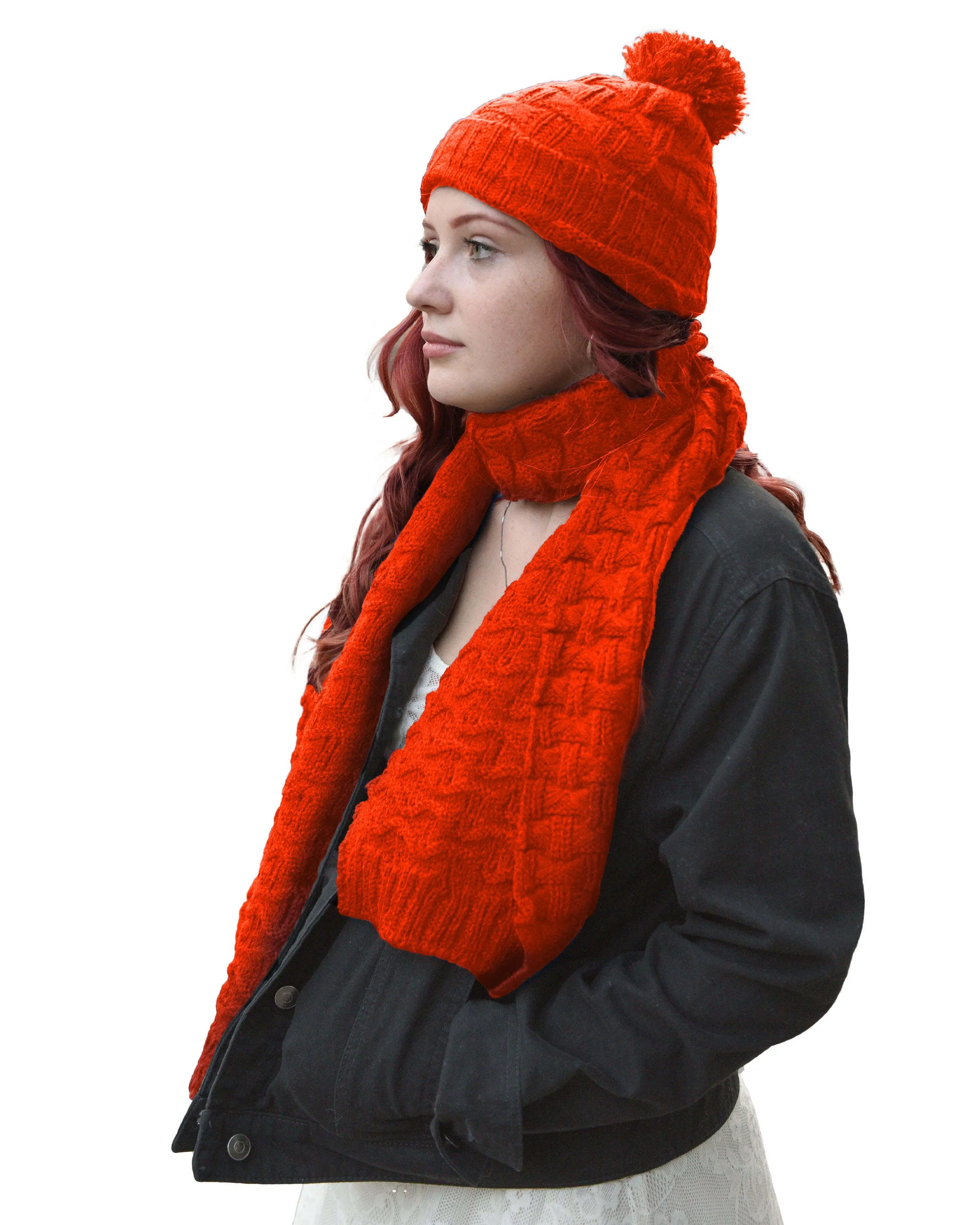 Beanie Hat and Scarf Set for Women