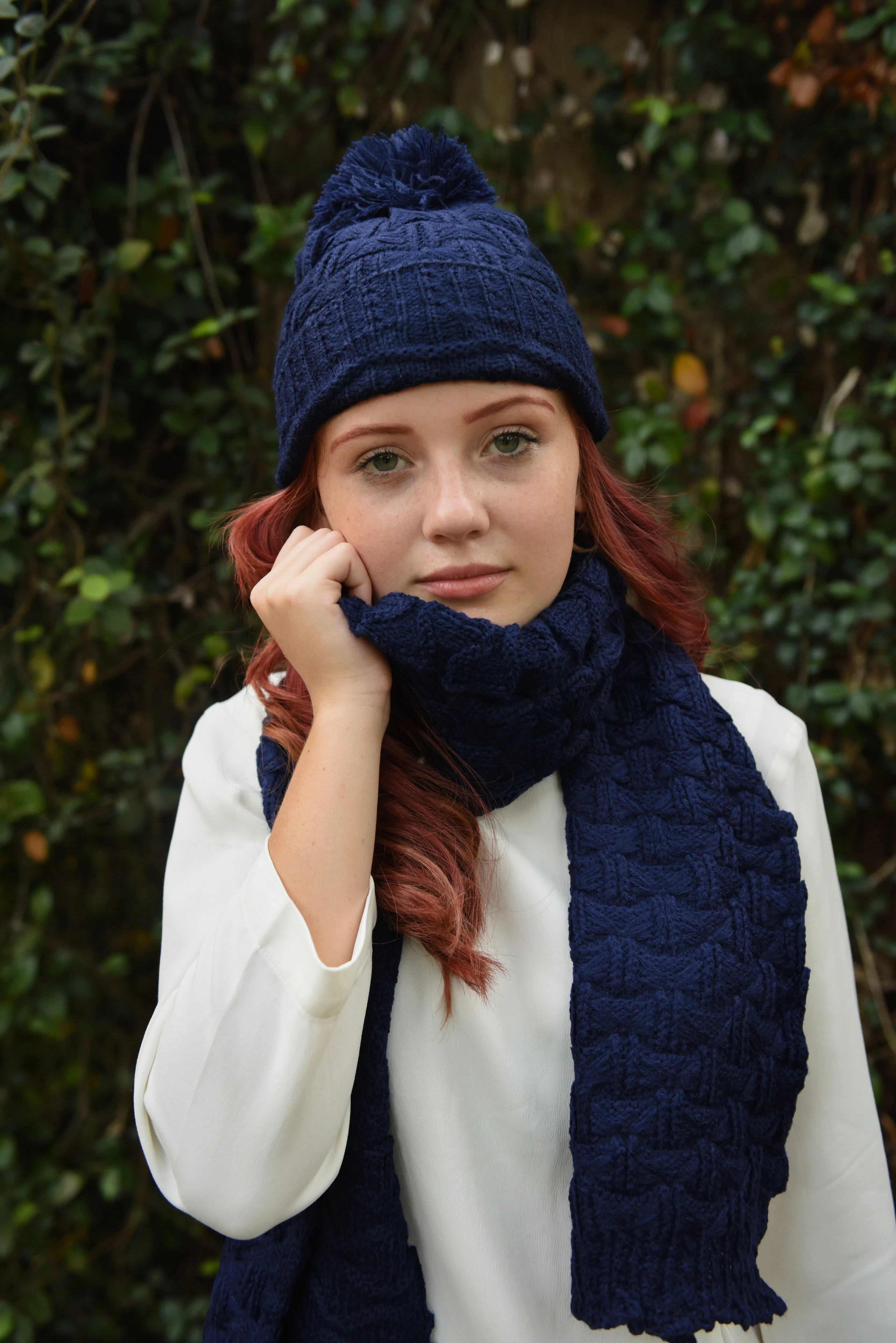 Beanie Hat and Scarf Set for Women