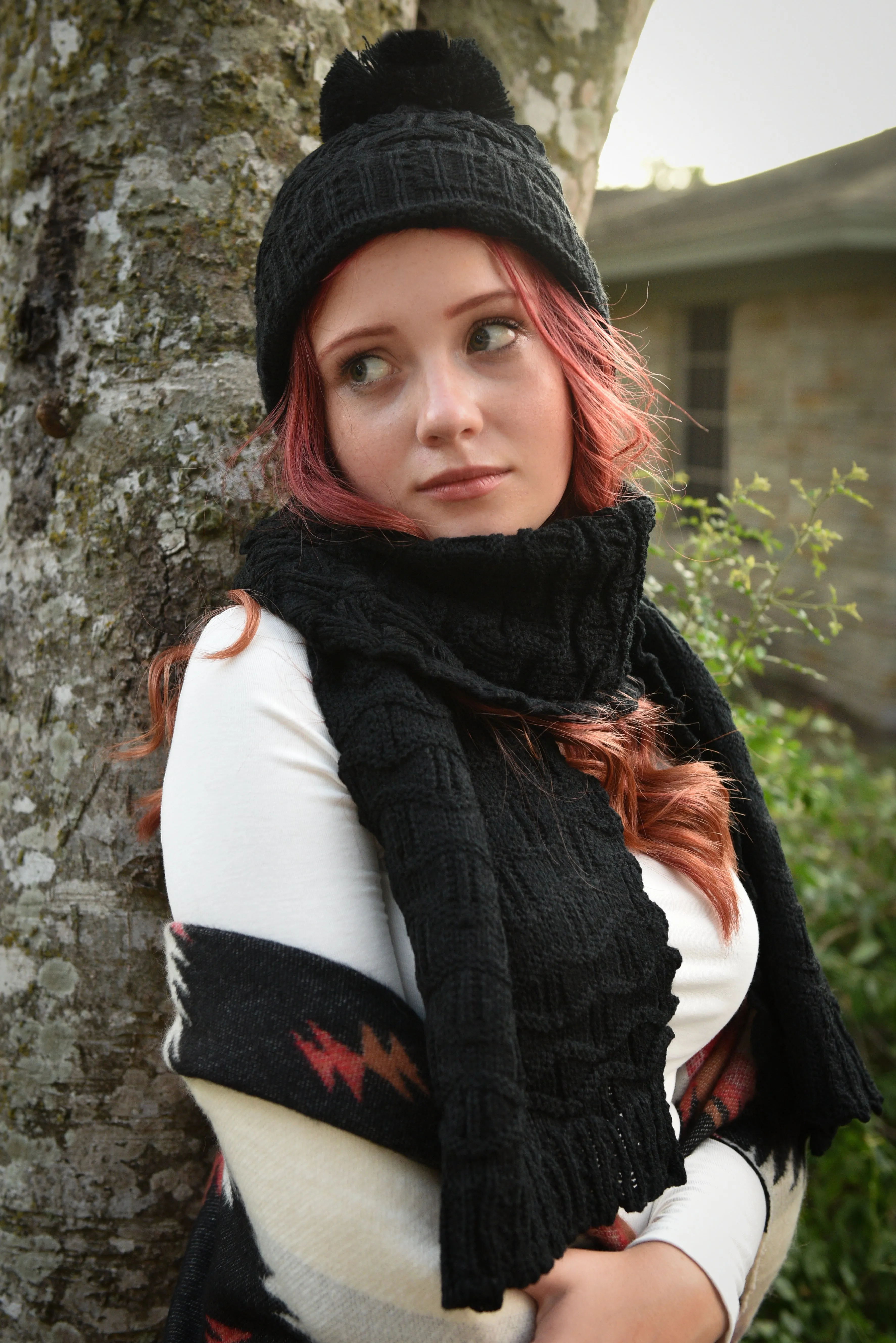 Beanie Hat and Scarf Set for Women