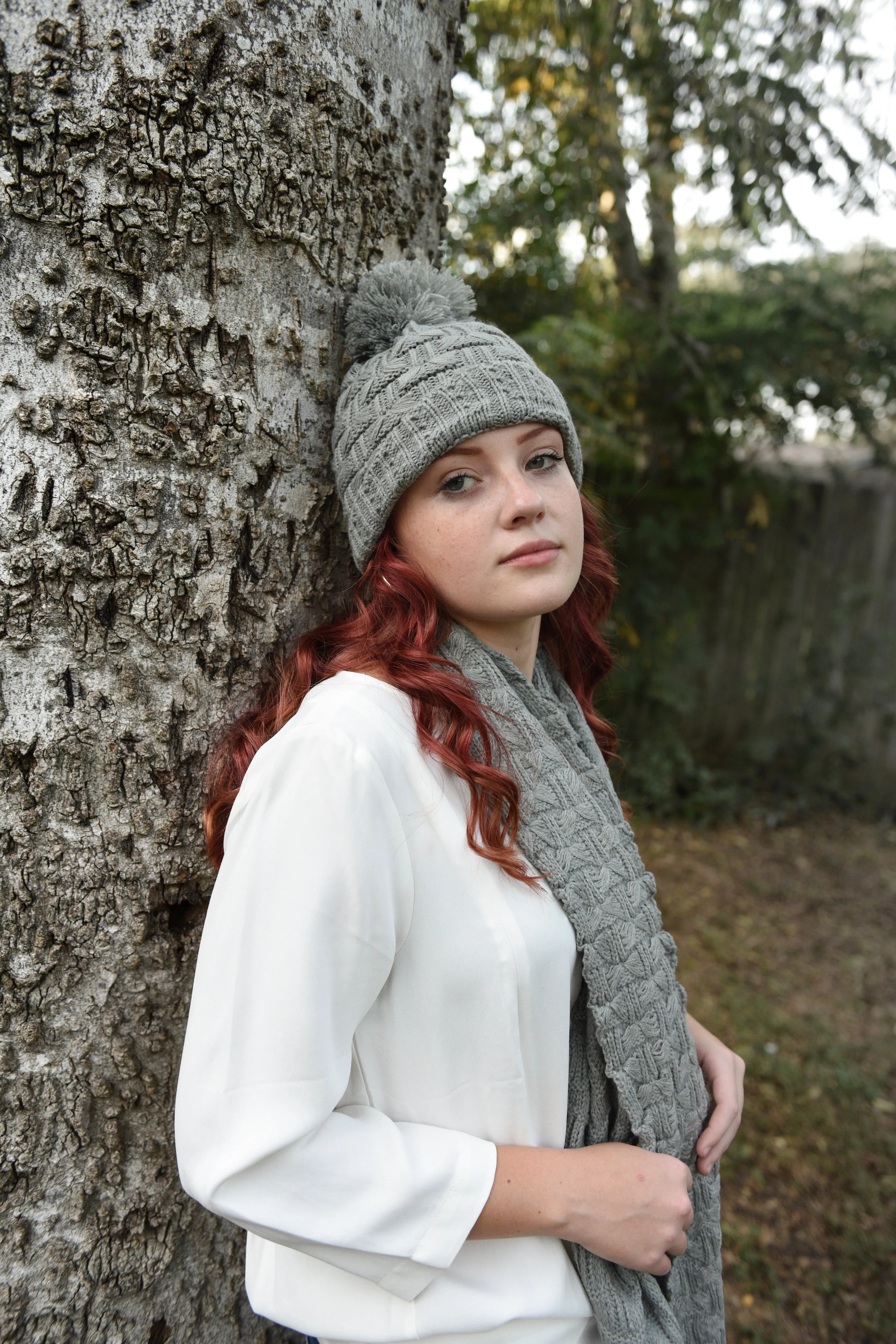 Beanie Hat and Scarf Set for Women