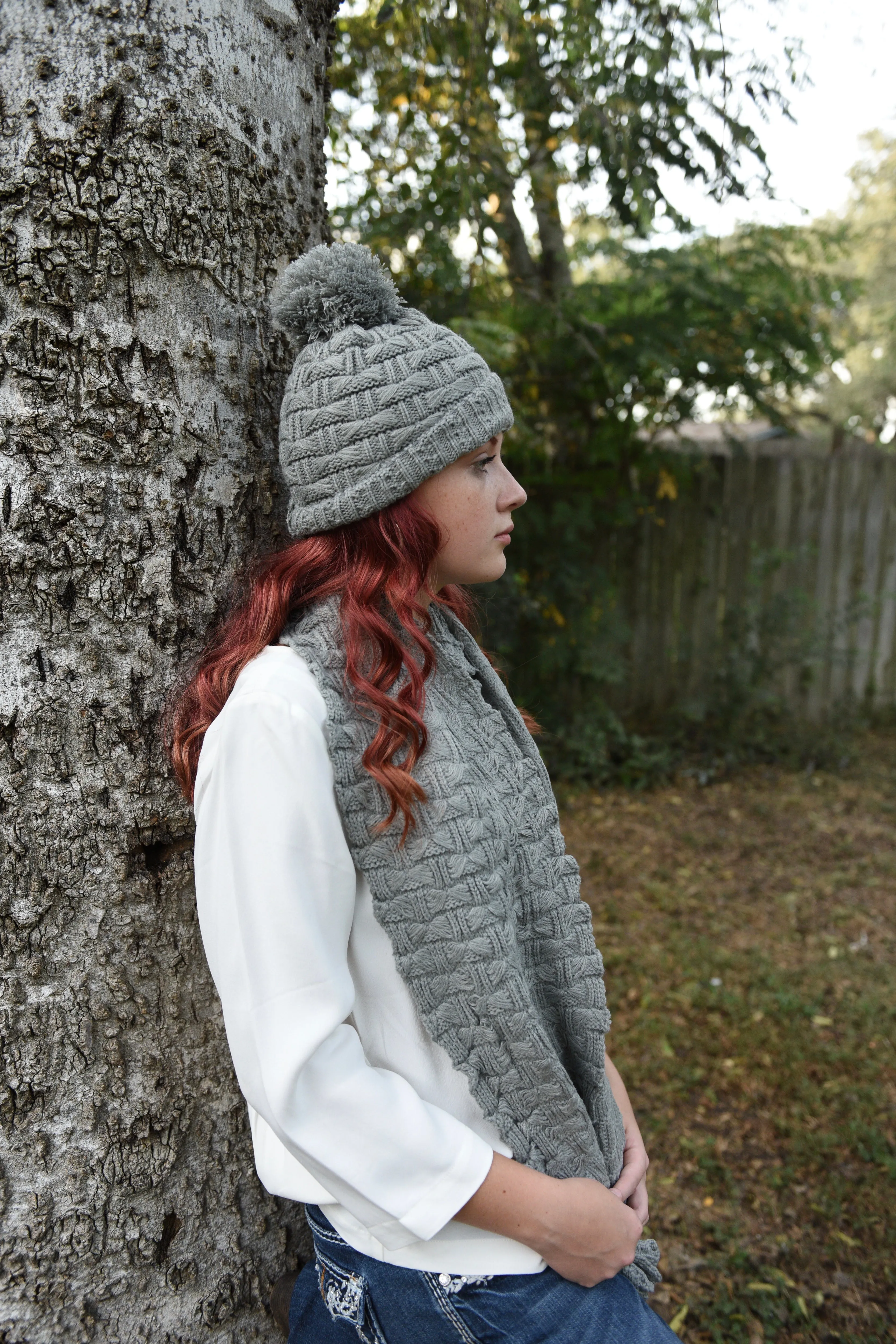 Beanie Hat and Scarf Set for Women