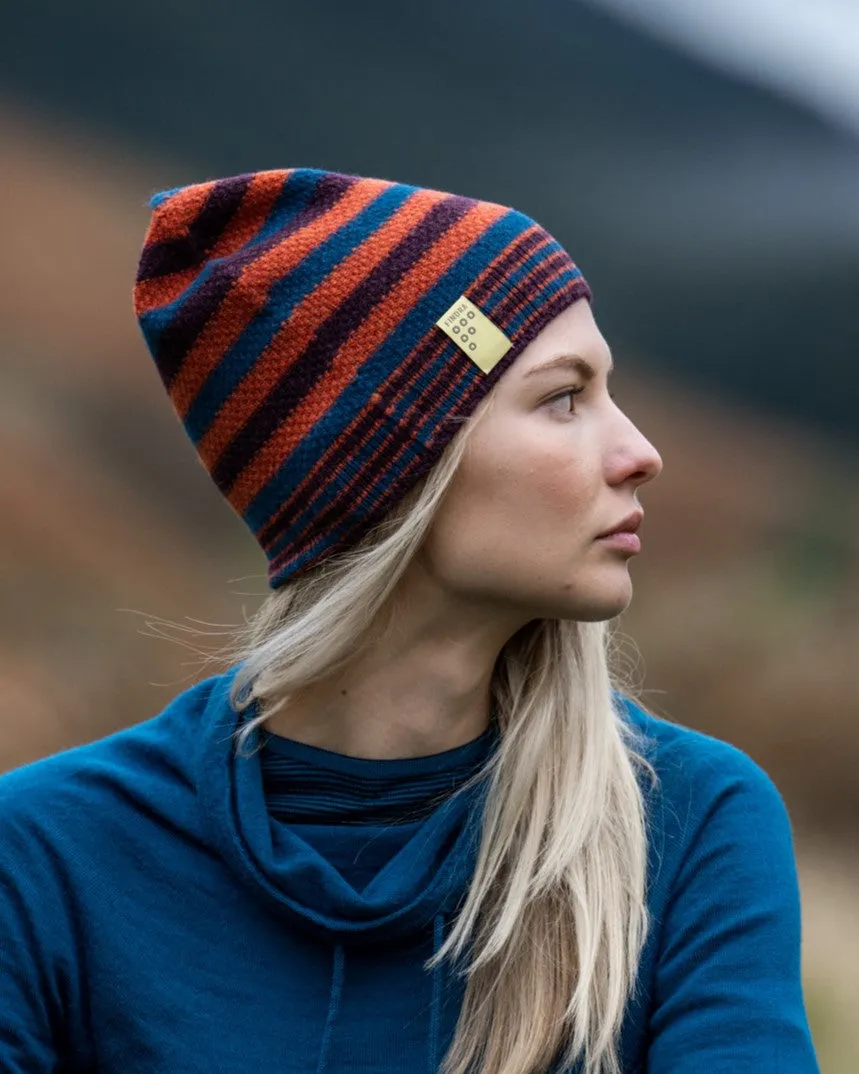 Betty Stripe Lambswool Beanie