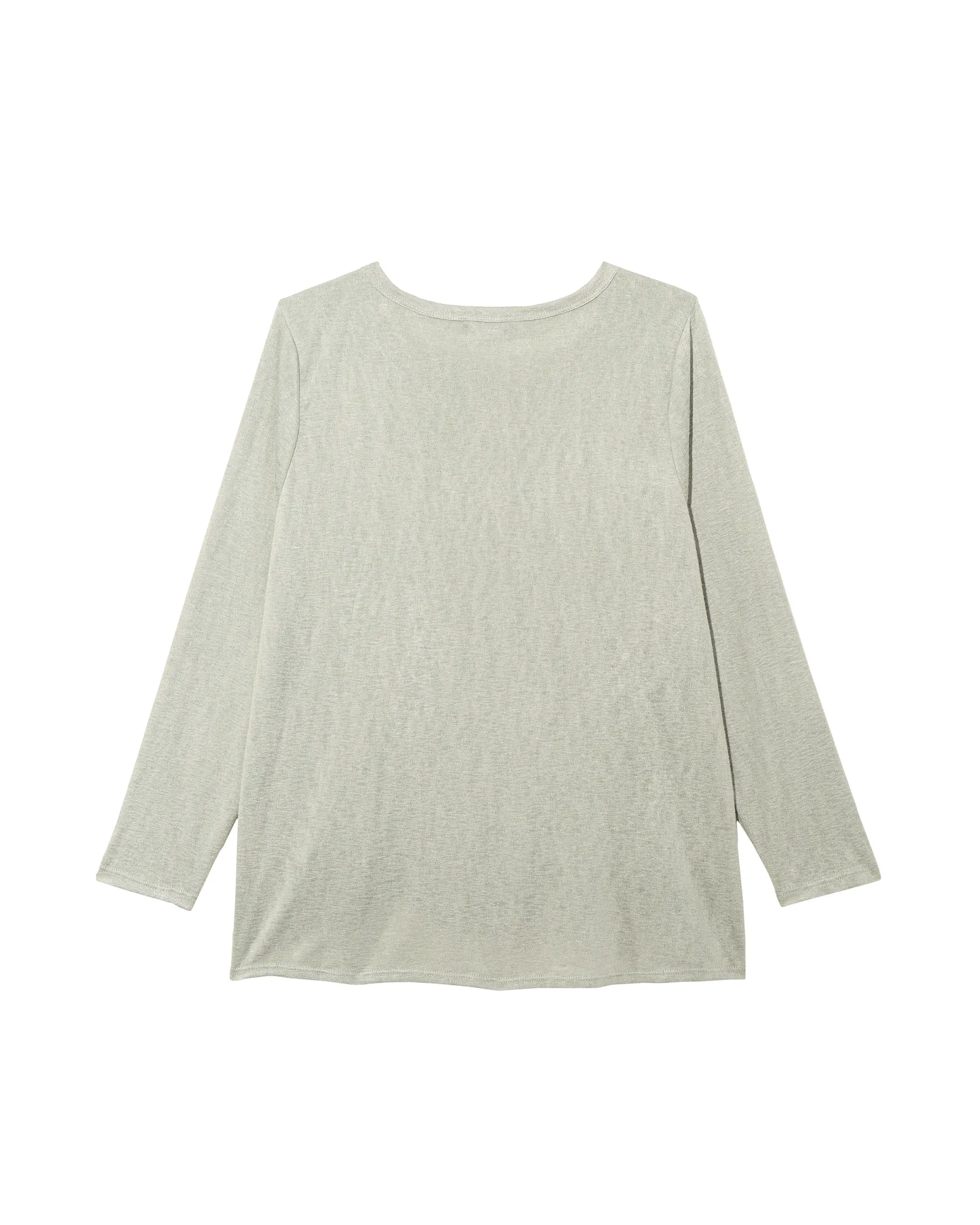 Charmaine Side Tie Tee | Light Grey