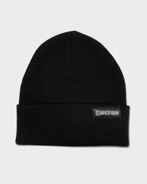 Cuffed Ace Beanie - Black