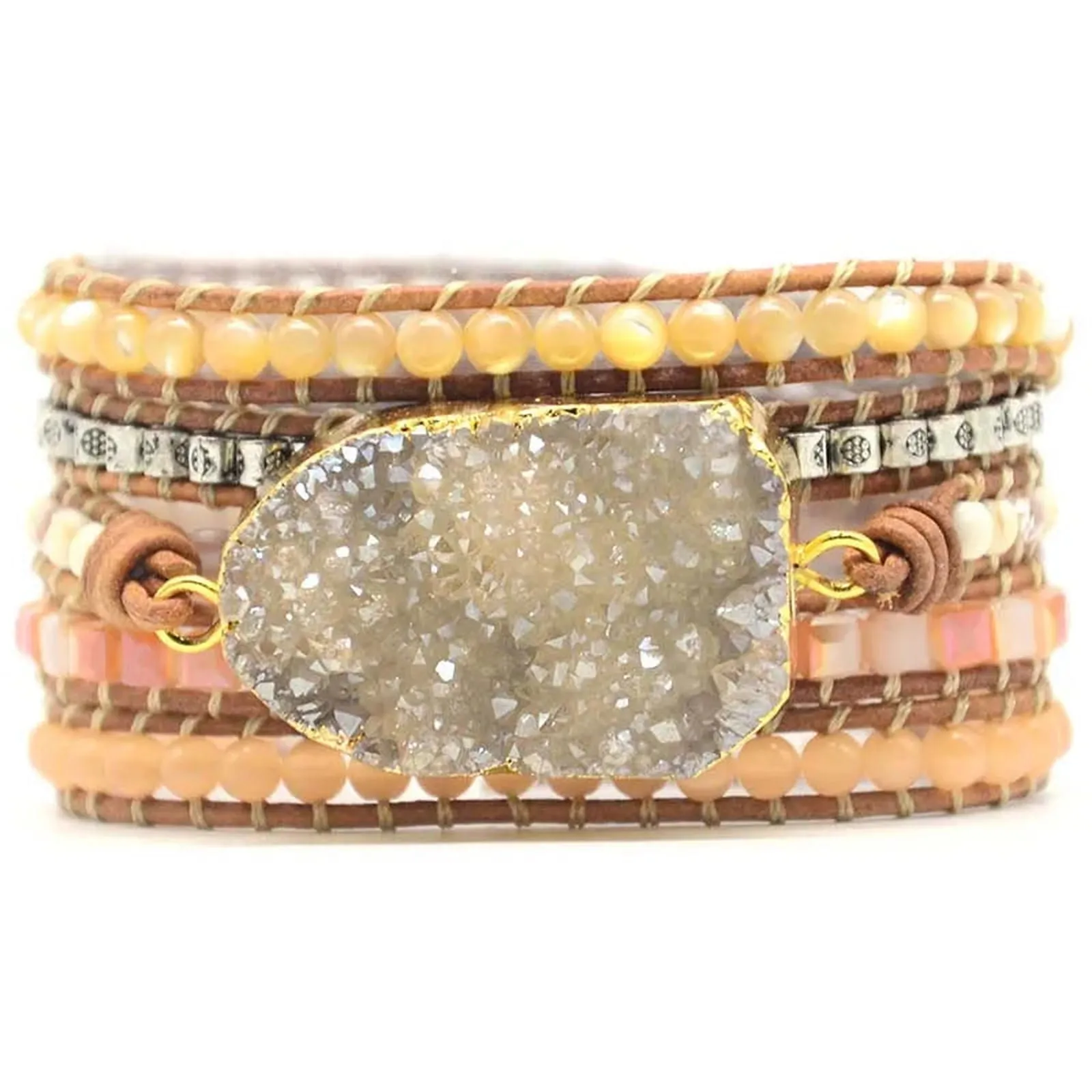 DruzyGlam 5 Wrap Bracelet