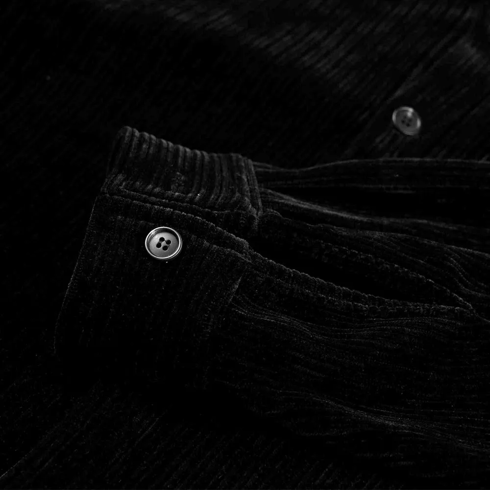 DSXBS HEAVY CORDUROY COLLAR SHIRT BLACK