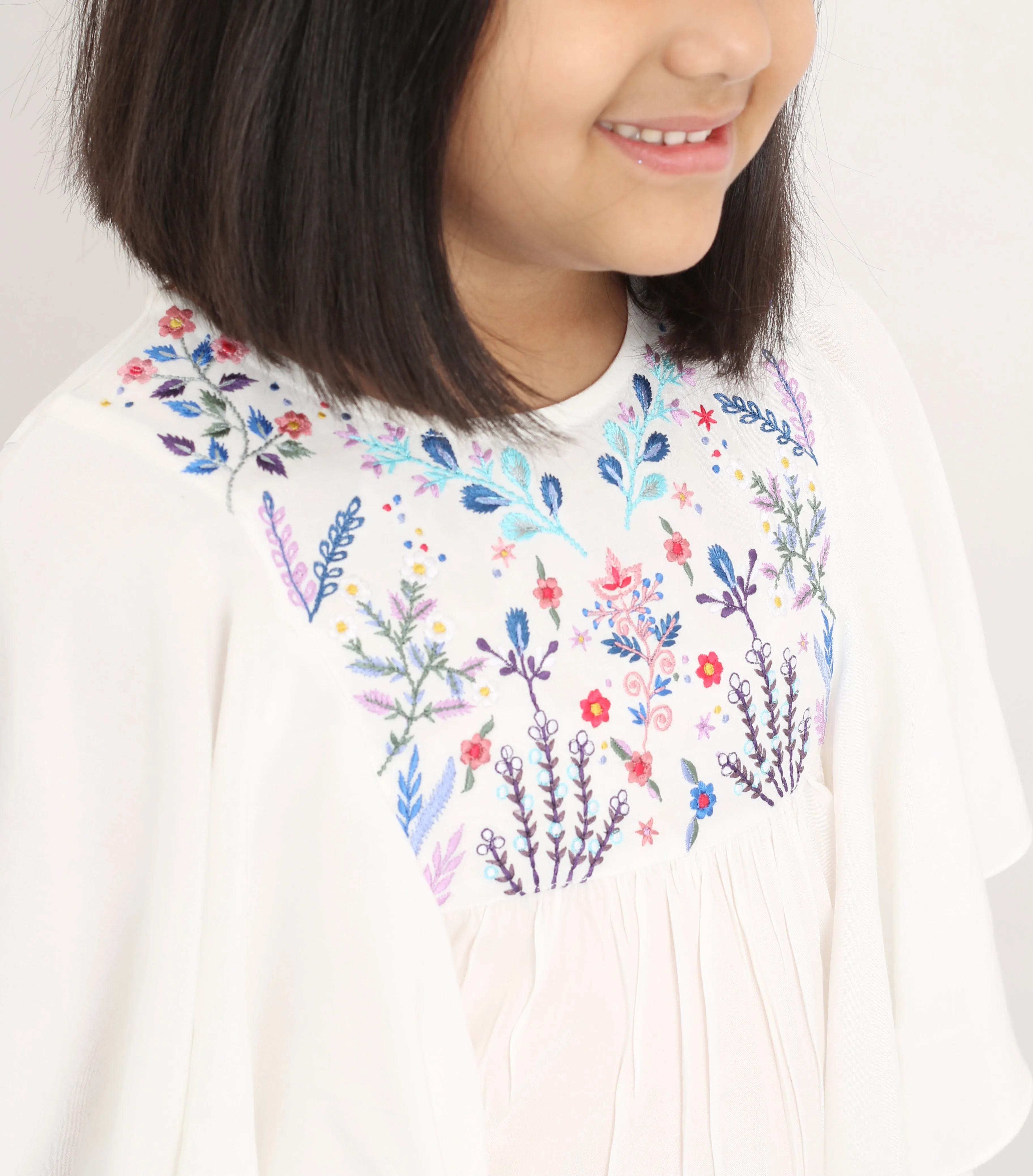 Embroidery Kaftan Top