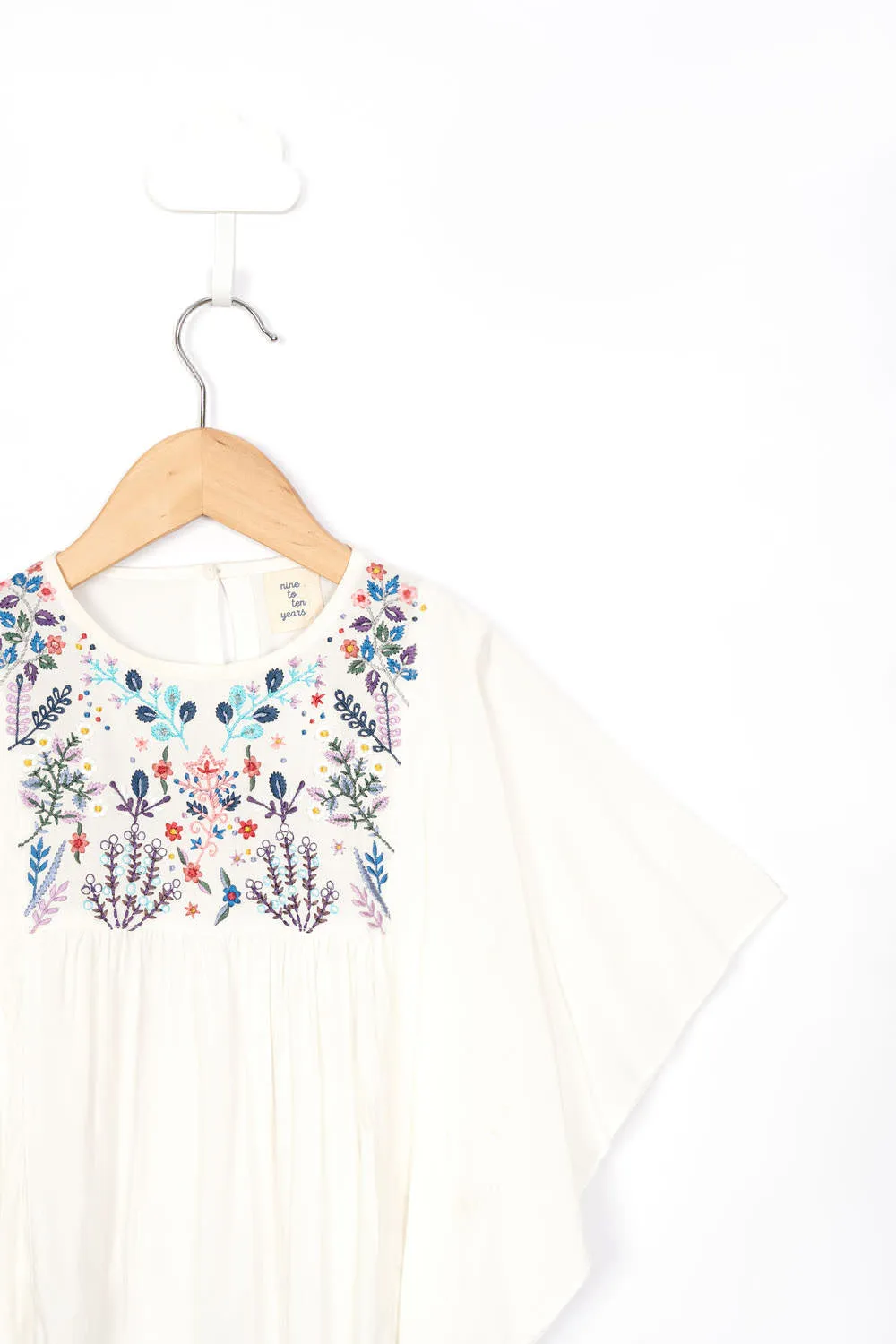 Embroidery Kaftan Top