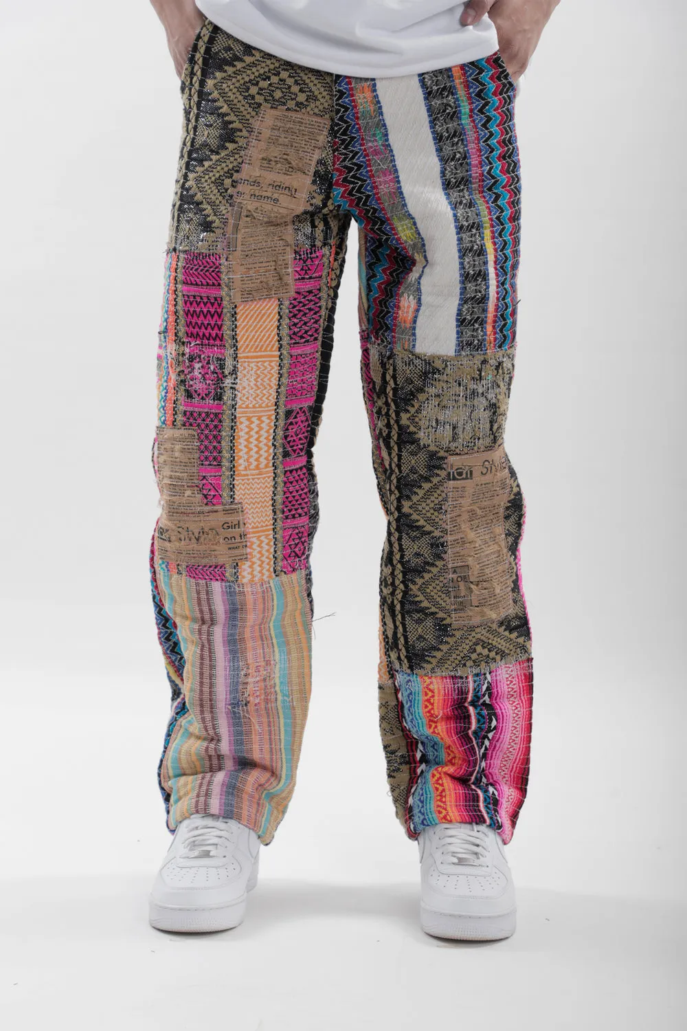 Ethnic Patchwork Jeans