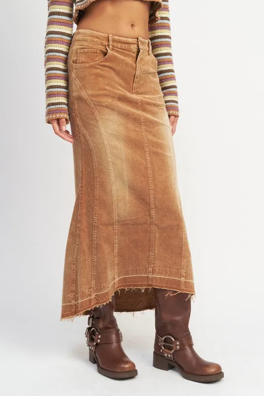 Faded Cord Maxi