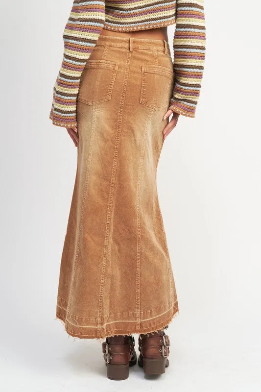 Faded Cord Maxi