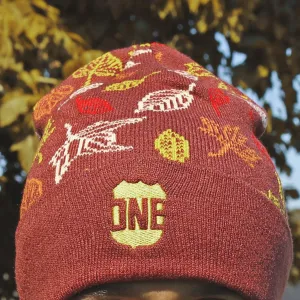 Fall Leaves (Red) / Beanie