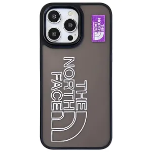 Fashion Tide Brand North Side Pattern Matte Phone Case