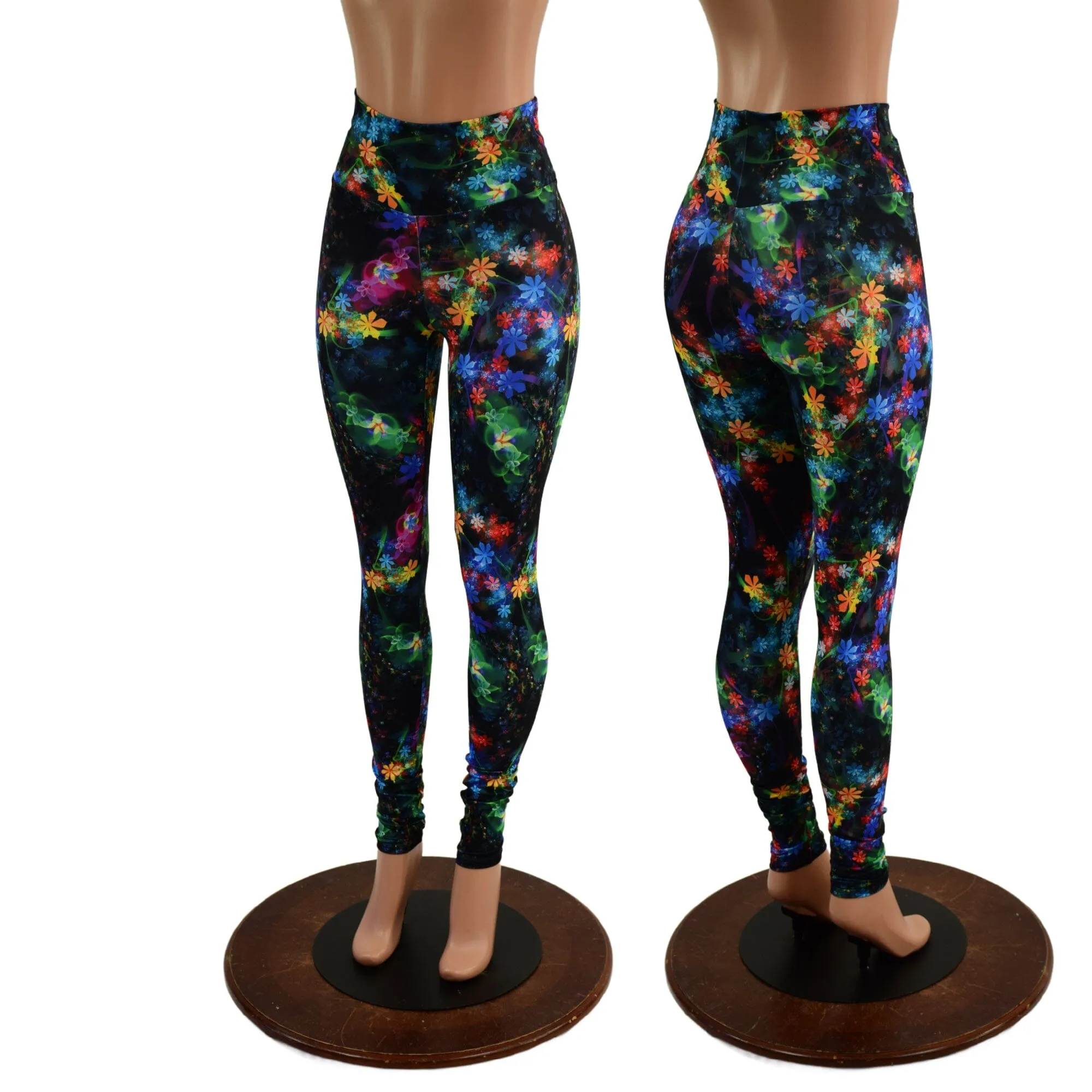 Gothic Garden High Waist Leggings READY to SHIP