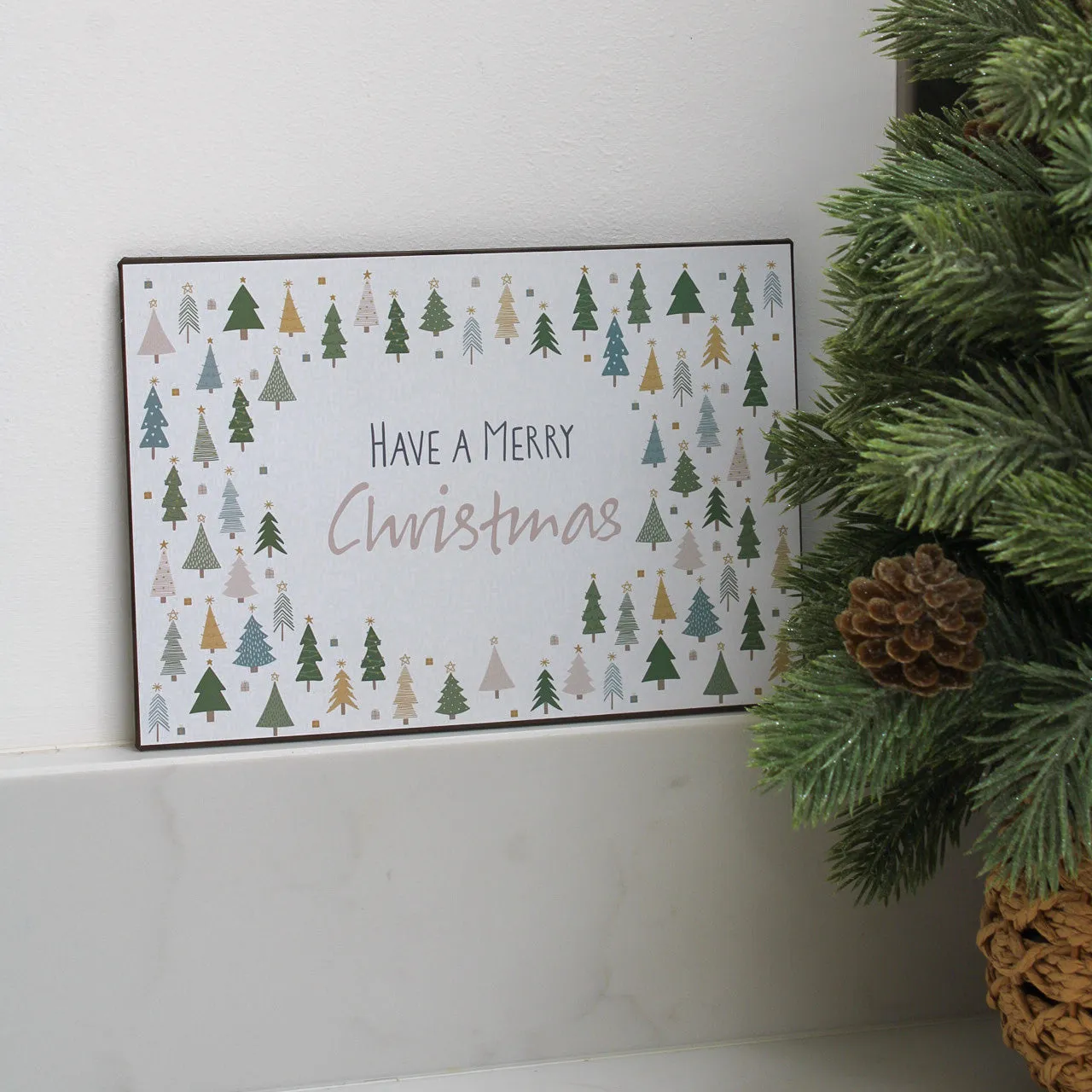 Have a Merry Christmas Tree Plaque