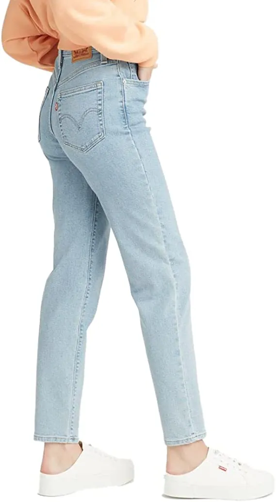 High Rise Skinny Leg Tapered Mom Jeans