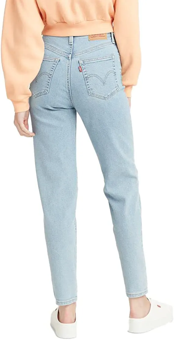 High Rise Skinny Leg Tapered Mom Jeans