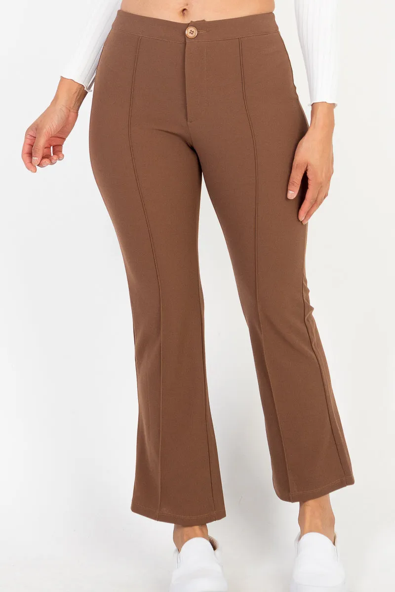 High Waist Knit Flare Pants (CAPELLA)