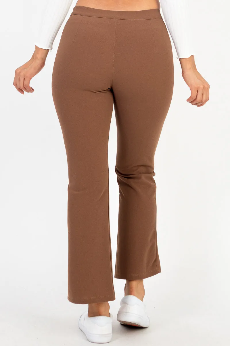 High Waist Knit Flare Pants (CAPELLA)