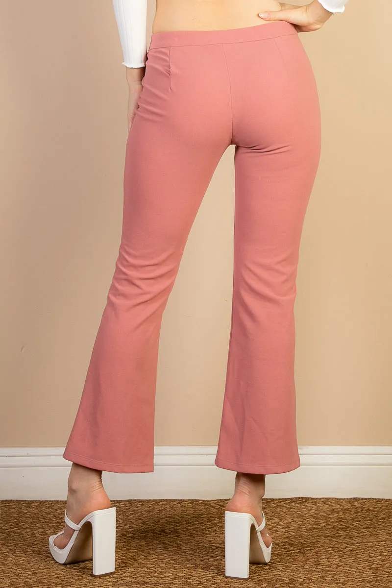 High Waist Knit Flare Pants (CAPELLA)