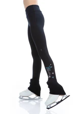 High Waist Skate Like a Star Legging - Turquoise