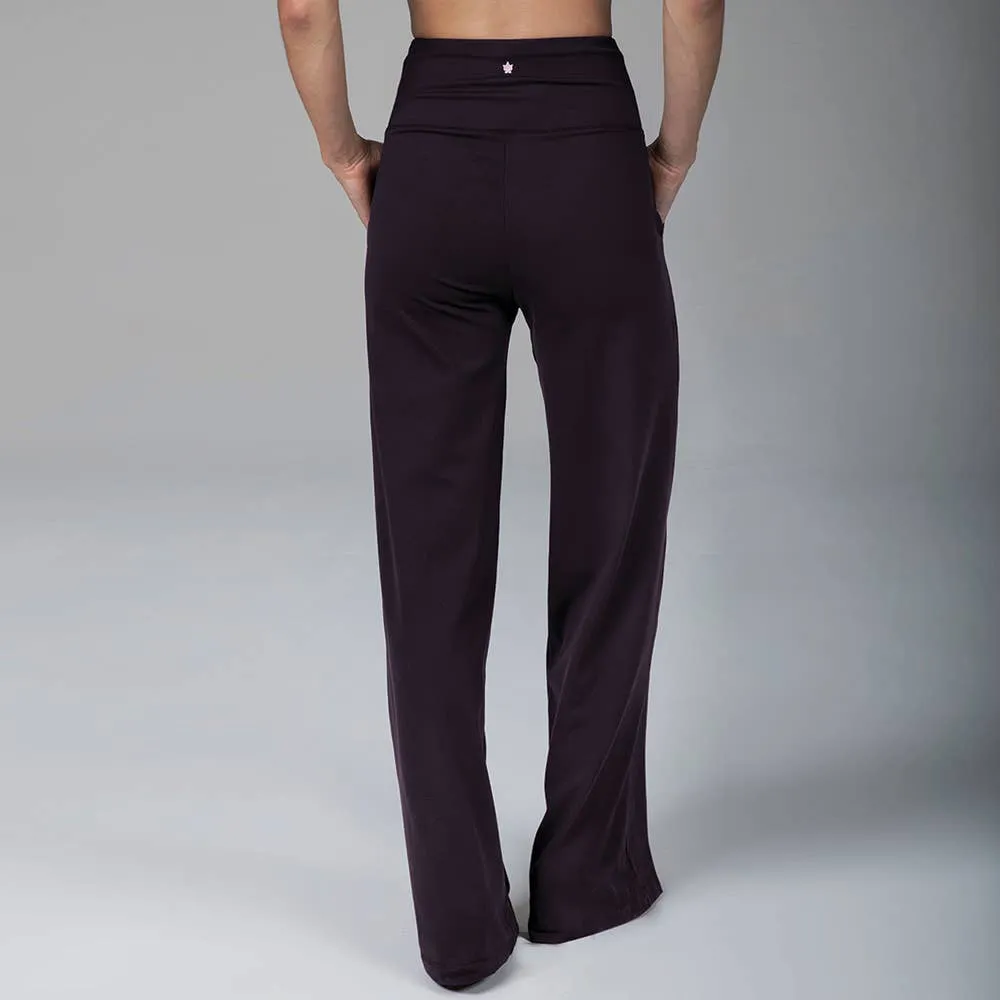 High Waist Wide Leg Pant (Coffee)