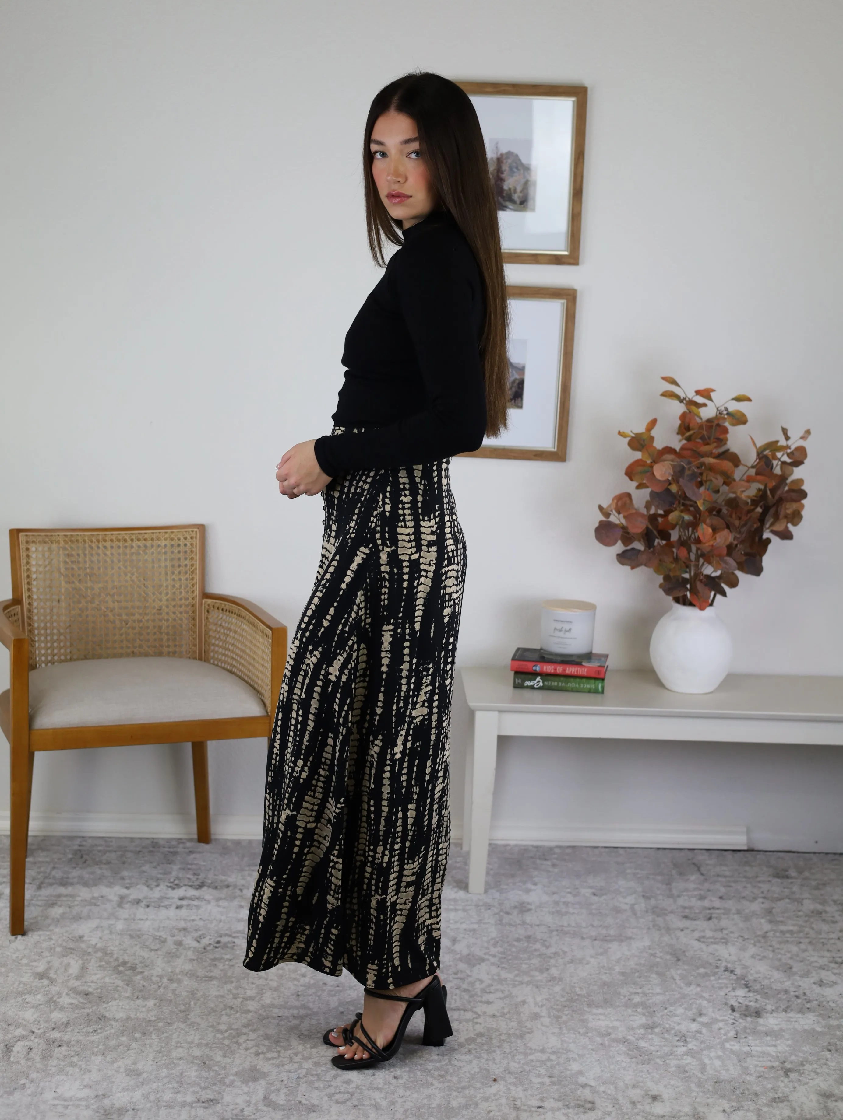 Hillside Multi Pattern Maxi Skirt