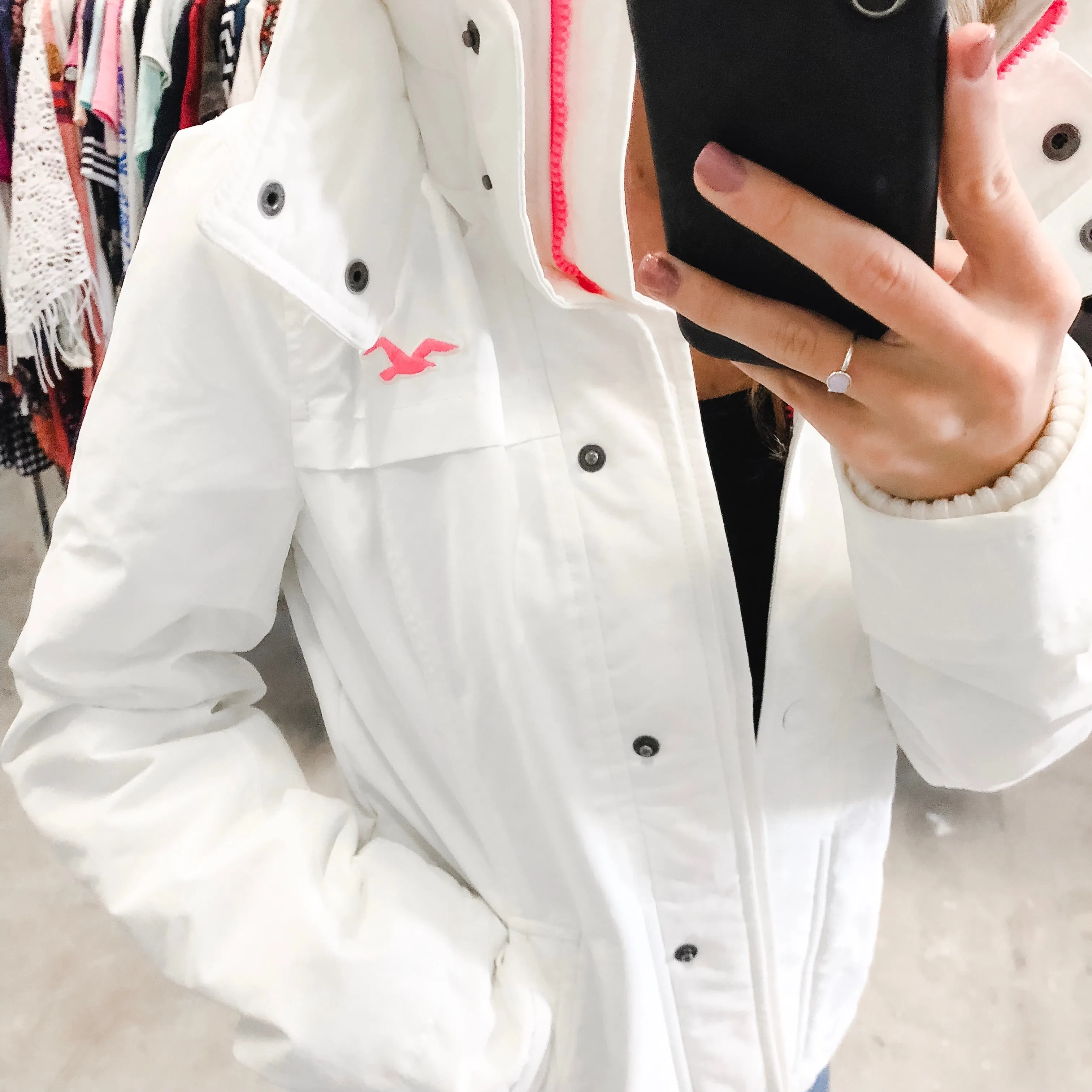 Hollister Puffer Coat - Small