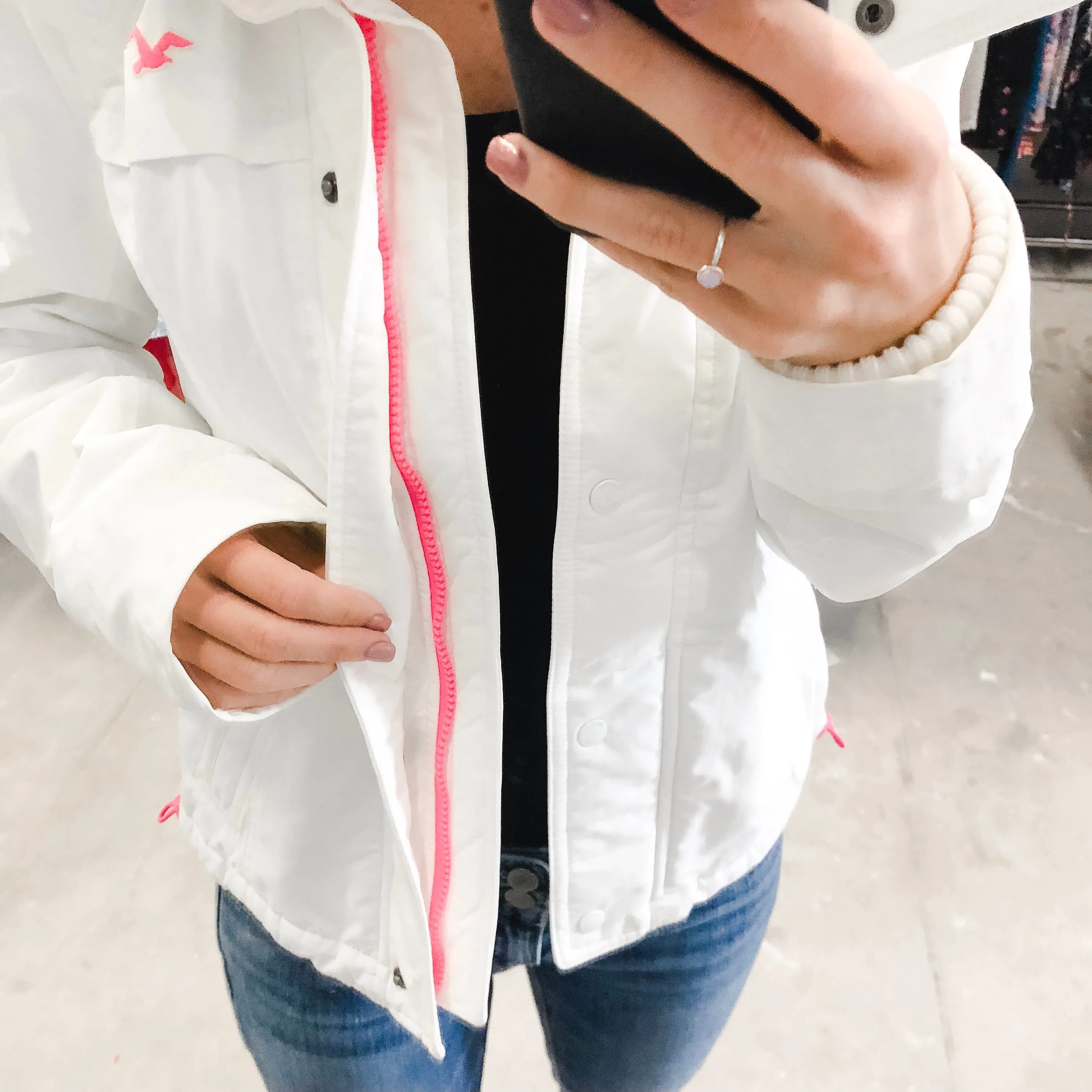 Hollister Puffer Coat - Small