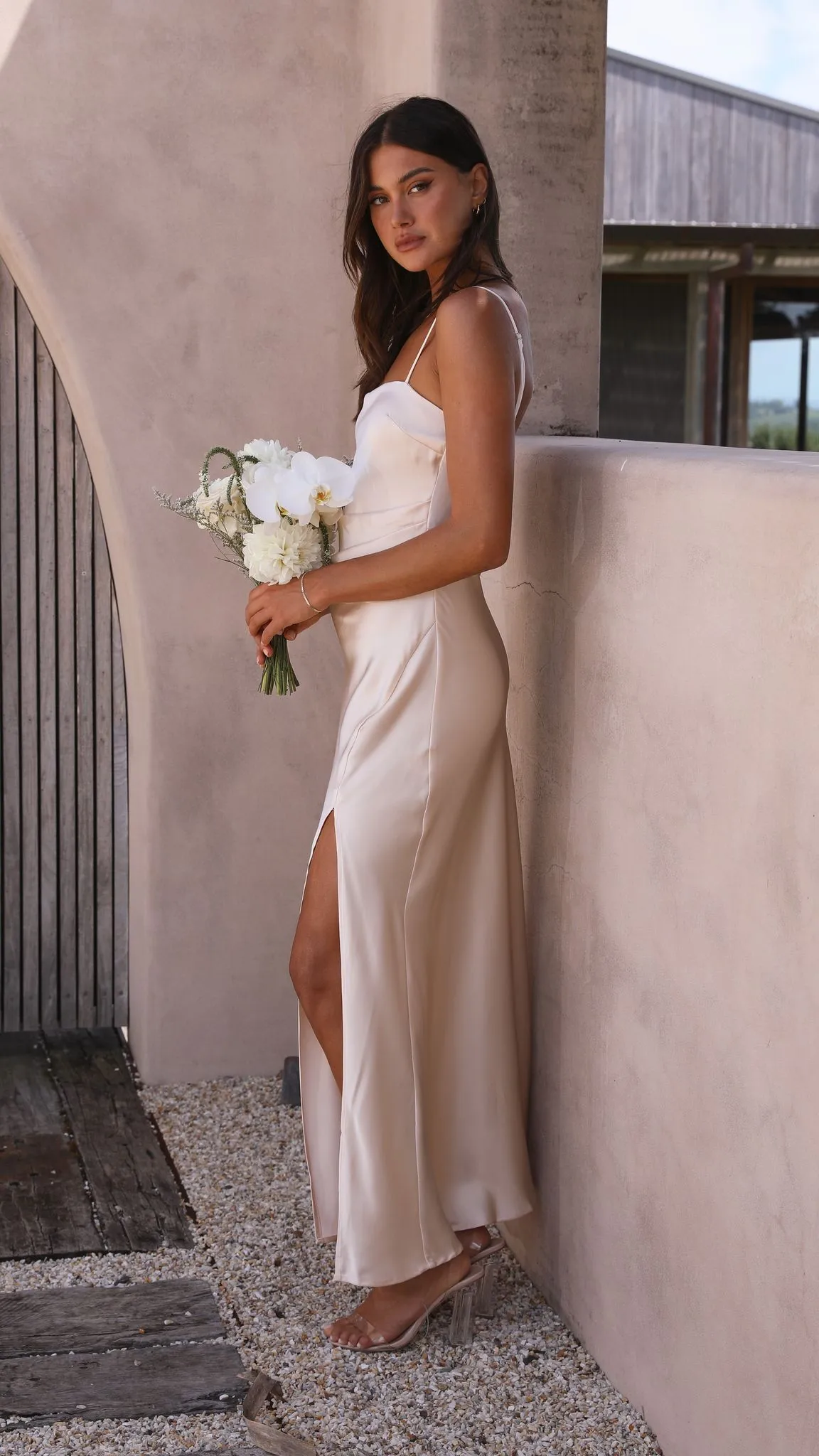 Ilana Maxi Dress - Champagne