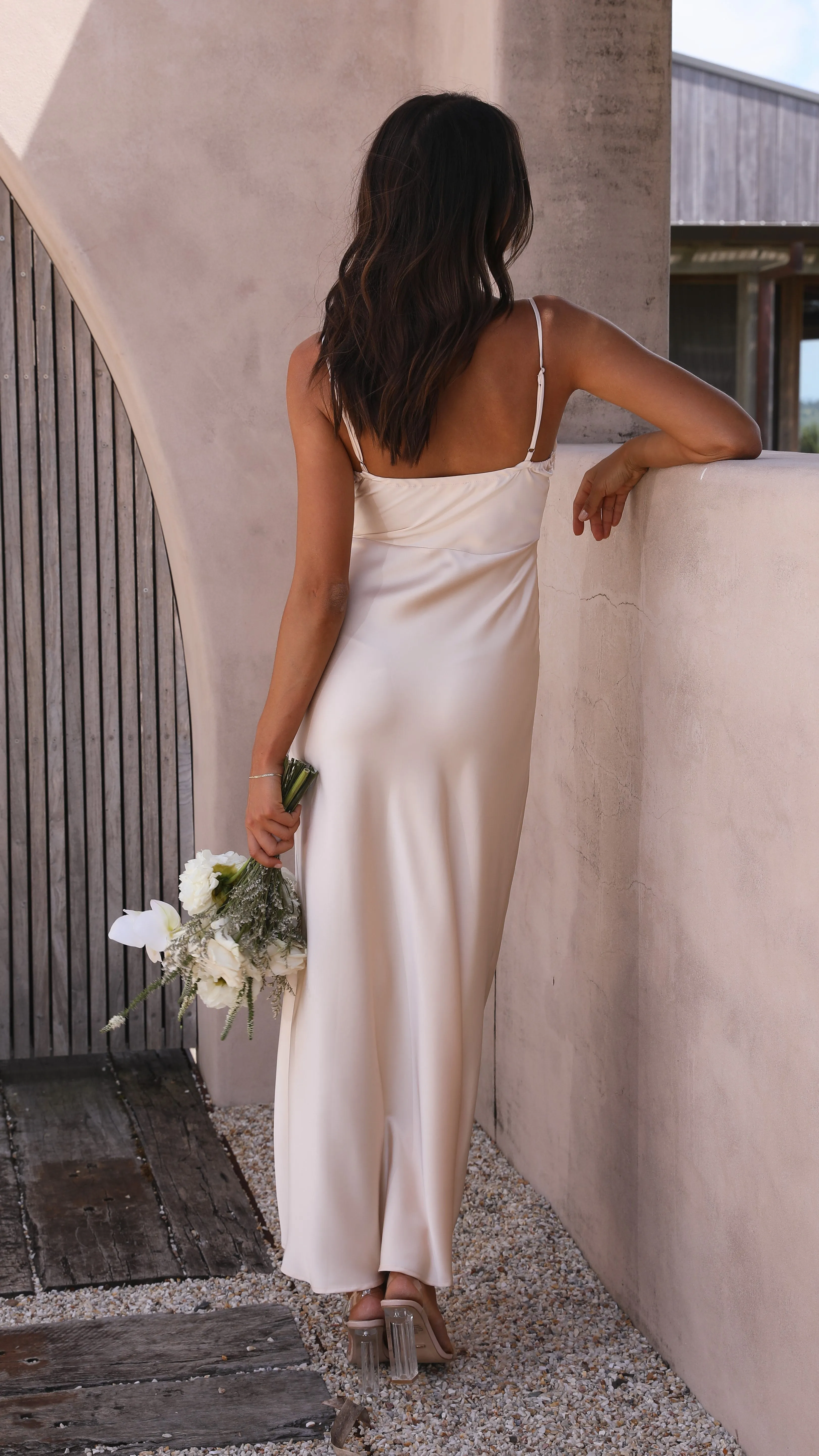 Ilana Maxi Dress - Champagne