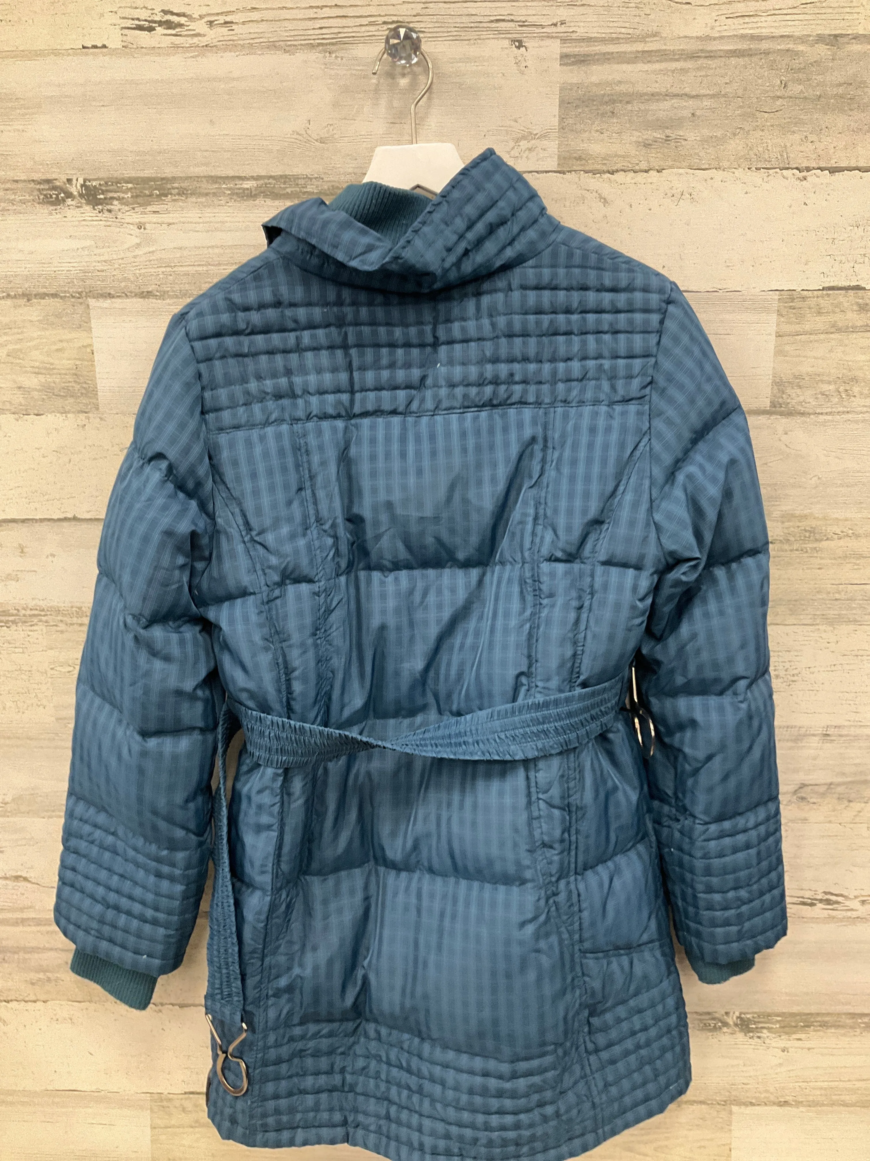 Jacket Puffer & Quilted By Ana In Blue, Size: M