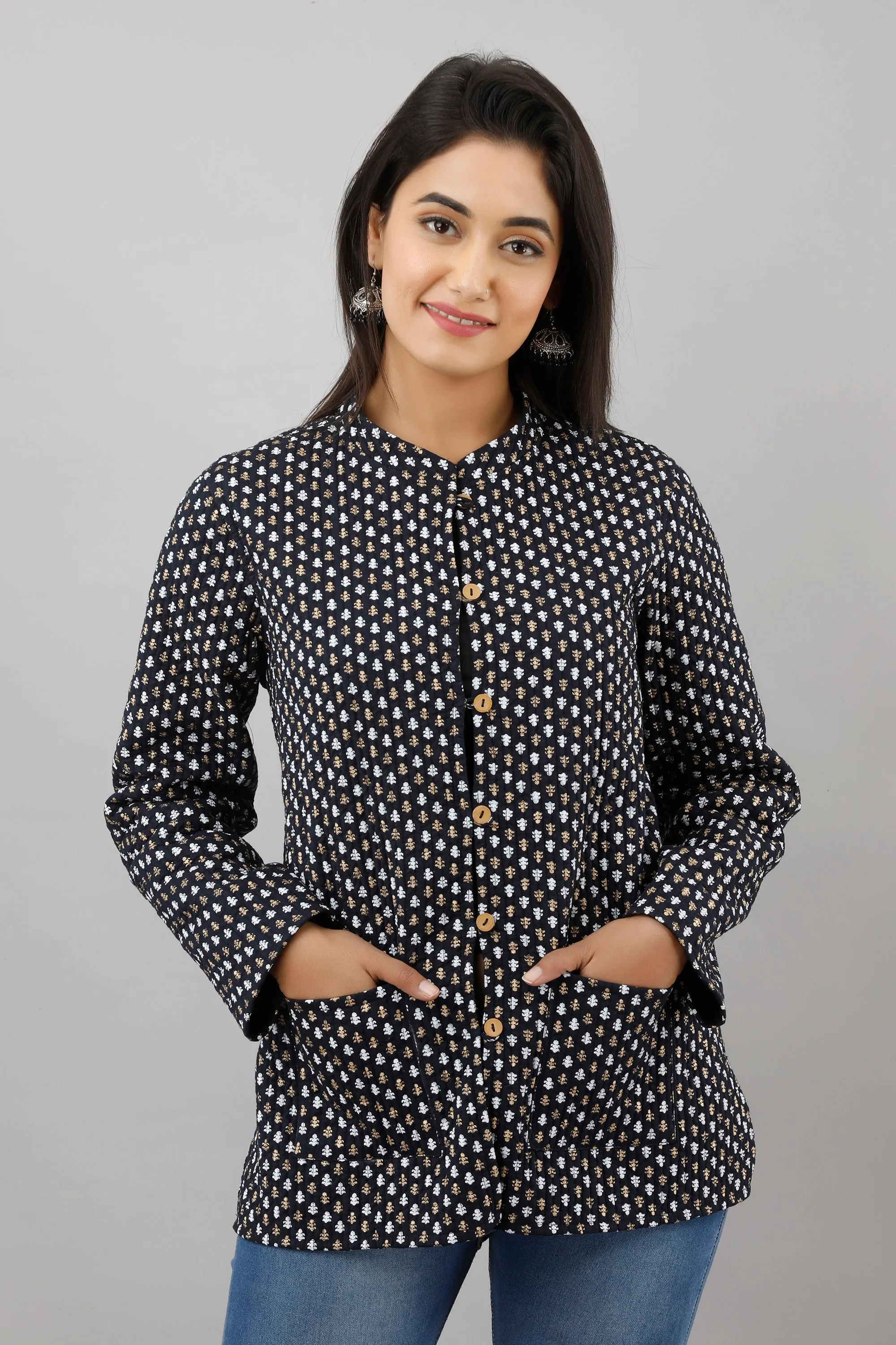 Jaipurite Reversible Woolen Jacket