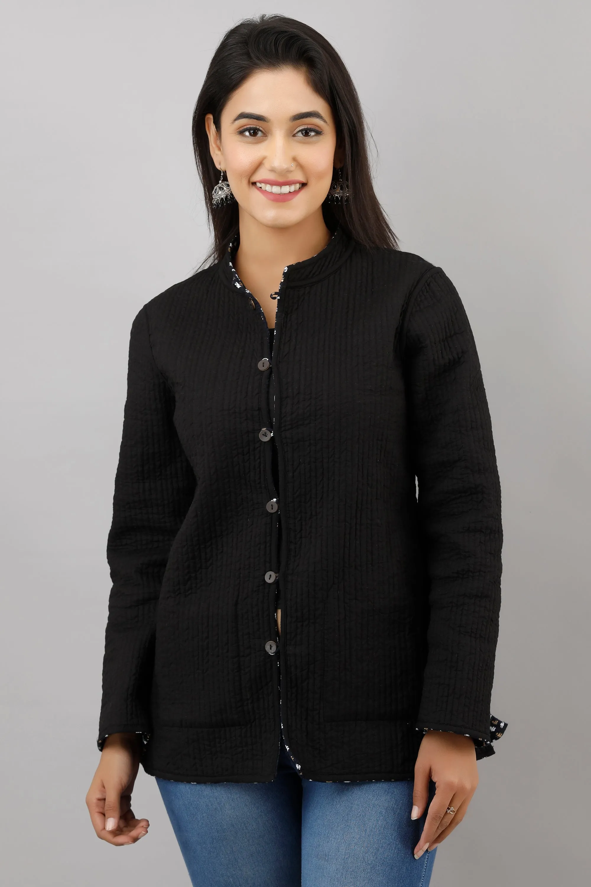 Jaipurite Reversible Woolen Jacket