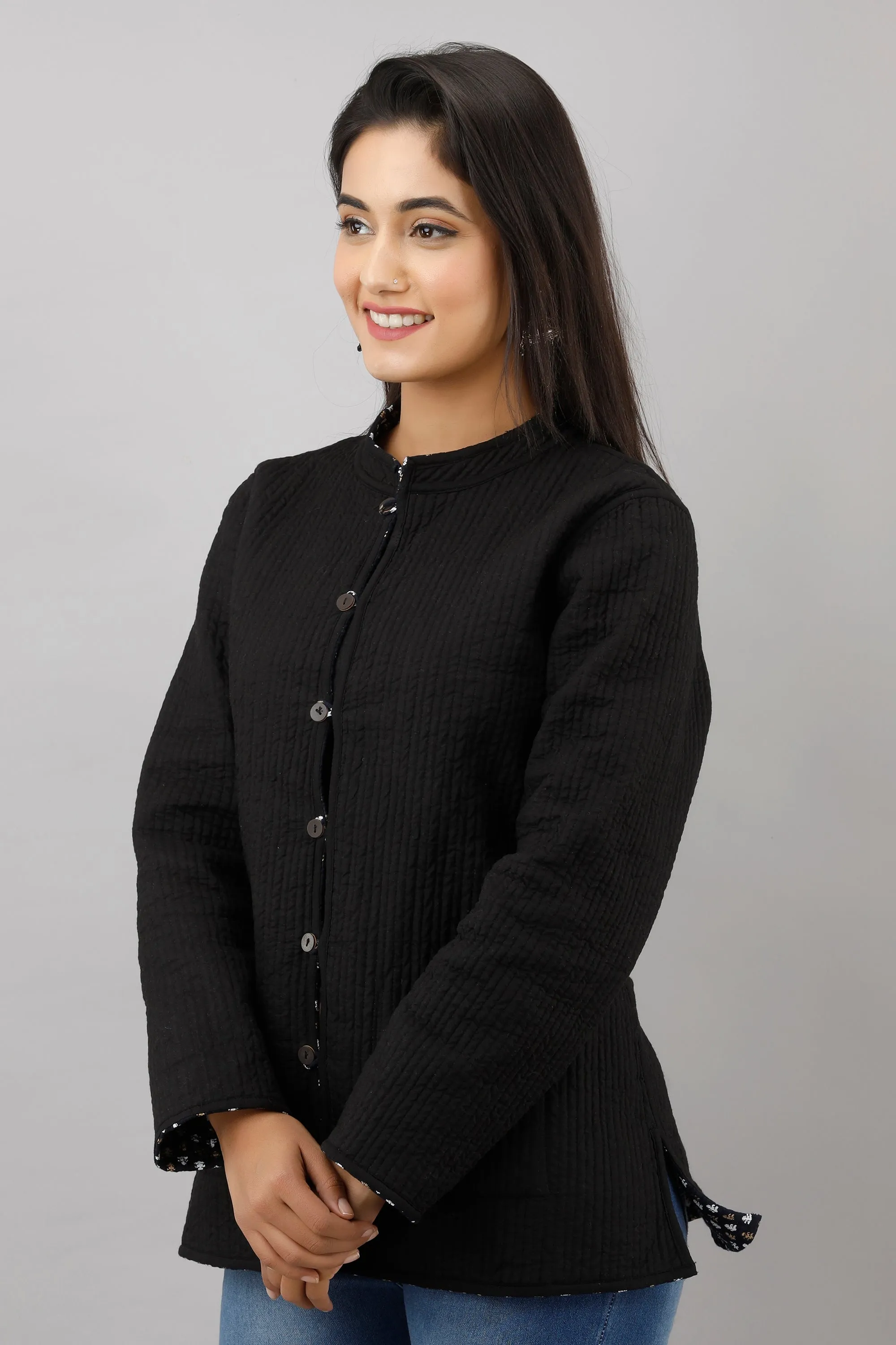 Jaipurite Reversible Woolen Jacket