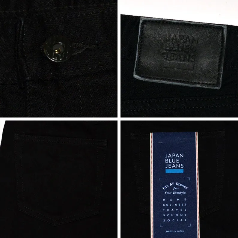 JAPAN BLUE JEANS -CIRCLE- "J314" 14oz BLACK Denim STRAIGHT