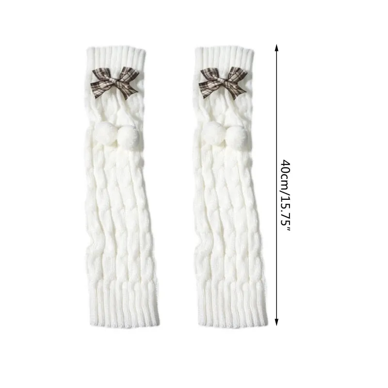 Kawaii Aesthetic Balletcore Ballerina Gyaru Pom Pom Slouchy Socks