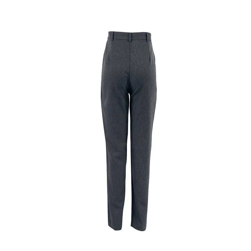 Ladies High Waist Stright Leg Suit Pants C-K7040