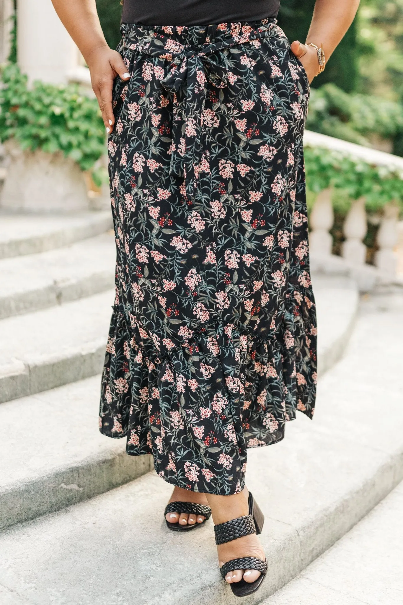 Meciela Floral Skirt