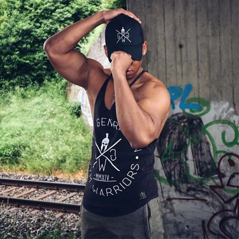 Men's Fashion Printed Loose Sports Vest