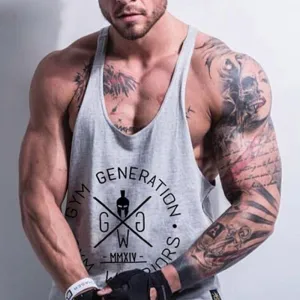 Men's Fashion Printed Loose Sports Vest