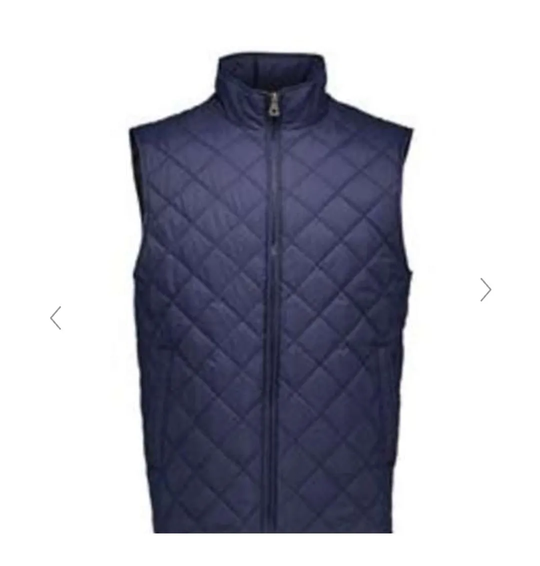 Men's Weatherproof Quilted Vest Navy