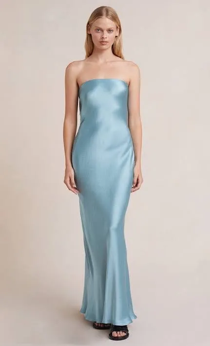 Moon dance strapless dress- Sea Spray