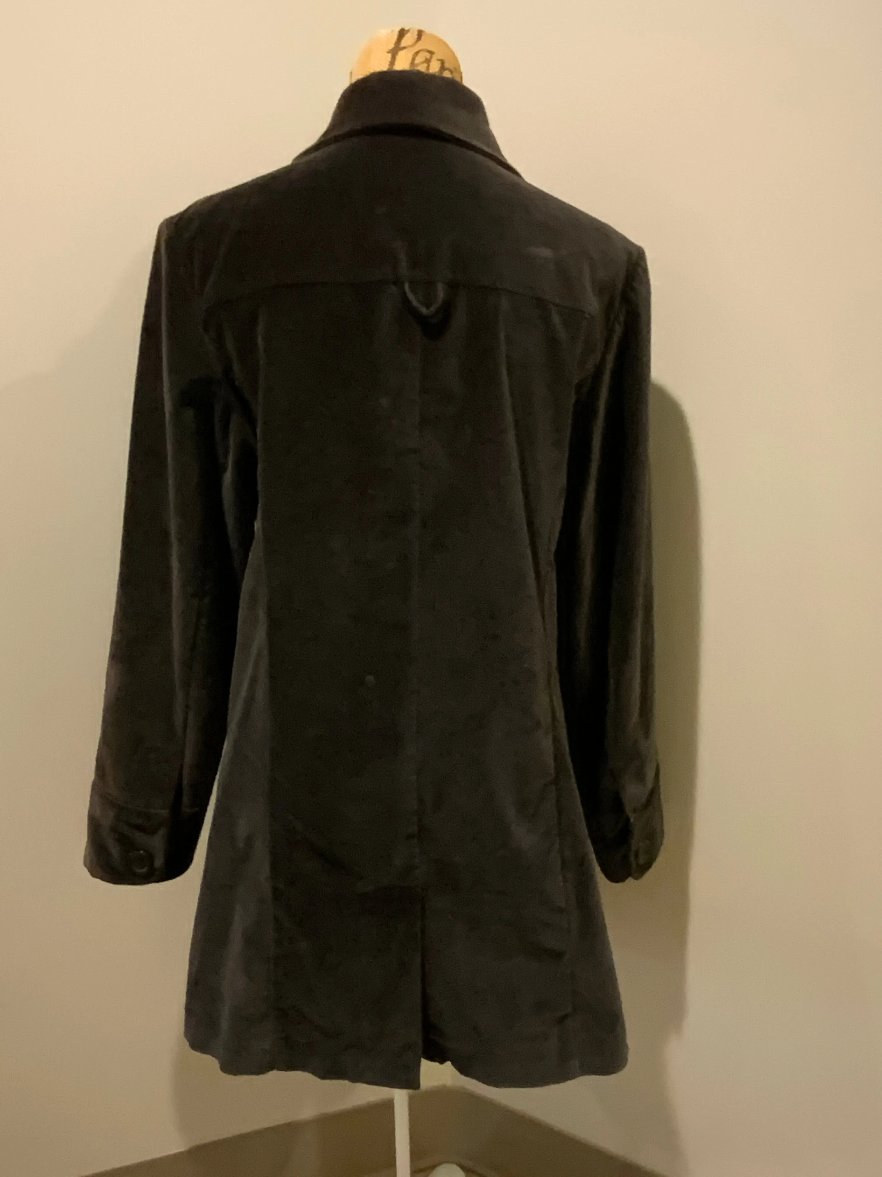 Mossimo Retro Velvet Car Coat, SOLD