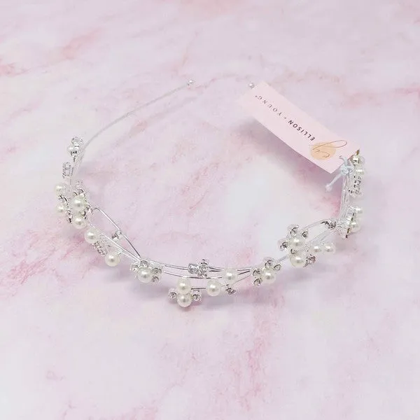 Pearl Flower Headband